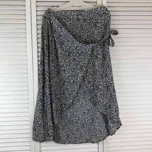 NWOT AE Leopard Print Wrap Style Skirt